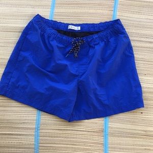 Rail Blue Swim Shorts Mesh Lining Back Pocket Size XL